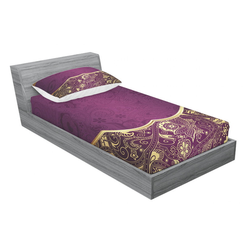 Microfiber Sheet Set, Twin Sheet Set with Fitted Sheet
