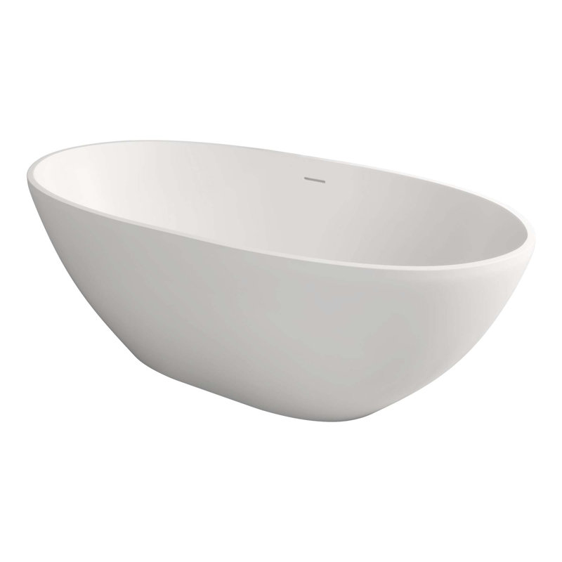 61'' x 29'' Soaking Solid Surface Bathtub