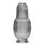 Ensemble de 2 carafes rétro gris clair-1823813668