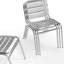 Chaise empilable en métal pour restaurant 4PK-91925248