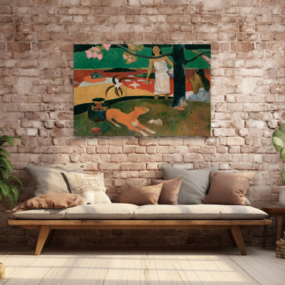«Pastorales Tahitiennes Classic Abstract Coastal Landscape», reproduction d'art mural
