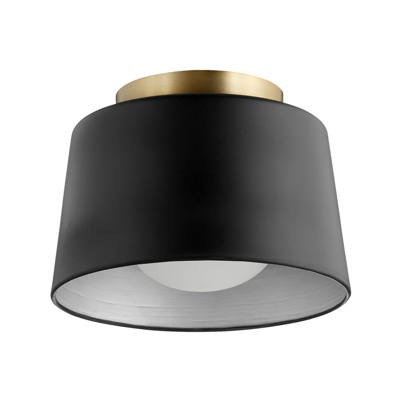 Flush Mount, Gold, Noir