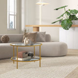 Bupe Glass Top Single Coffee Table