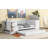 Daybed With Storage Arms, Trundle And Charging Station-1364480200