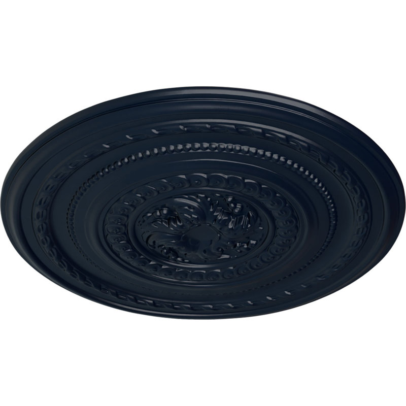 26 médaillon de plafond perle de 26 1/4 po x P 1 1/2 po (convient aux auvents jusqu'à 1 7/8 po), Rêve de minuit