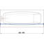 195cm Straight Tension Shower Curtain Pole-20296714