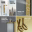 Gardenia 39" H X 4" W 2-Jet Shower System with Hand Wand - Requires existing shower head connection-98379235