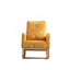 Chaise berçante moderne, fauteuil berçant d'appoint Mid-Century avec poche latérale