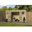 Shiplap Pent Wooden Shed-122082487