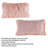  12 x 20-Inch Plush Lumbar Pillow - Luxury Accent Pillow Insert and Glam Cover Set-1389475253