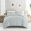  Ensemble de housse de couette moderne à motif diagonal