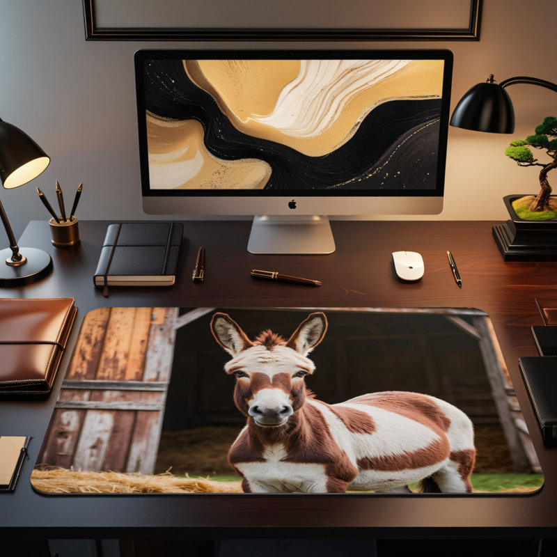 Polyester Desk Pad, 14.4x12.1