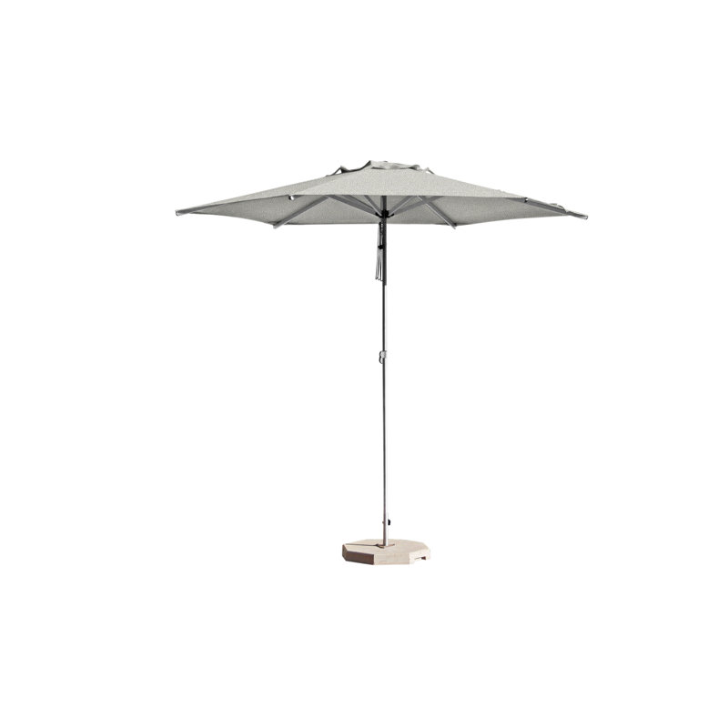 Swift 8' Round Umbrella, Cement, Lemon