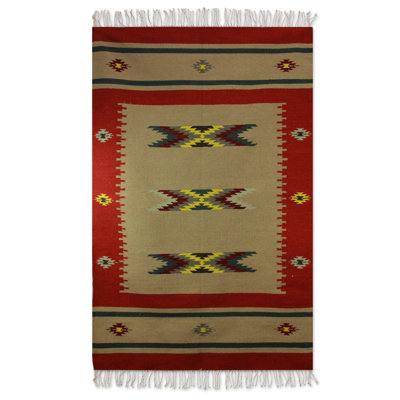 Sheyla Wool Southwestern Indoor Rug
