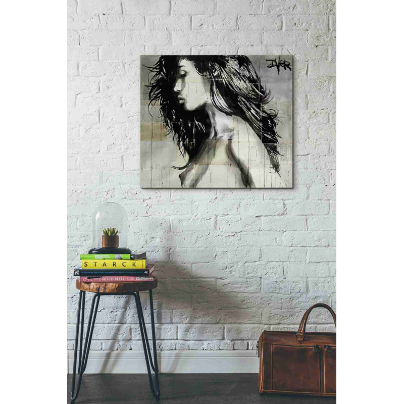 «Columbia» par Loui Jover, art mural sur toile, H 26 po x l 30 po x P 1,5 po