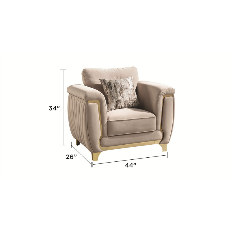 Chaise rembourrée Leena