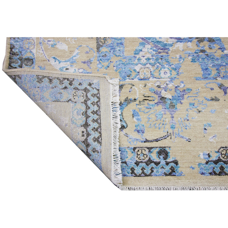 Oriental Area Rug in Beige, Rectangle 12' x 15'