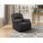 Izak 35" Transitional Glider Chenille Fabric Reclining Chair with Gentle Gliding Motion & Tab Pull Recline-2136921875