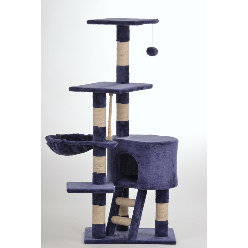 120cm H Cat Tree, Blue