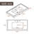 36" Single Bathroom Vanity Top