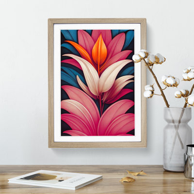 The Lively Flowers - Single Picture Frame Print