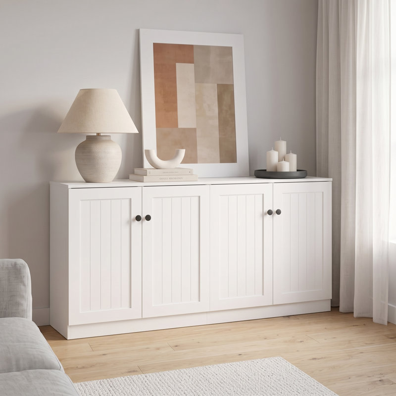 Armoire de rangement 64 po Modern Farmhouse