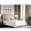Structure de lit en tissu avec tête de lit ajustable Winston Porter-709296191-709296183