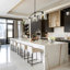 Luminaire suspendu pour îlot de cuisine 3 lumières l 55,9 po Justyce