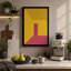 Chromatic Geometry Geometric - Wrapped Canvas-1873010355-1873010353