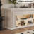 French-style creamy fireplace decorative cabinet-967021824