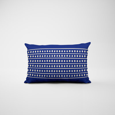 Polyester/Polyester Blend Lumbar Rectangular Indoor/Outdoor Pillow Cover & Insert