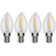 Abdalah 15 Watt Equivalent C7 E12/Candelabra Dimmable 2700K LED Bulb