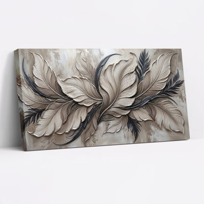 Ensemble de 1 tableau sur toile « Plumes »