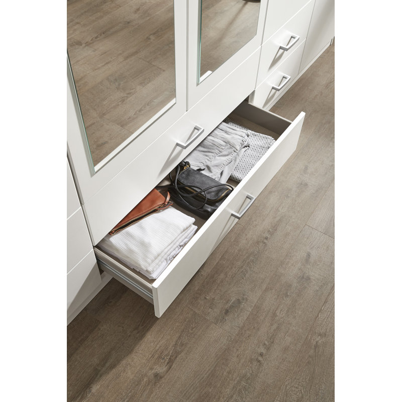 Gamma 6 Door Wardrobe, White