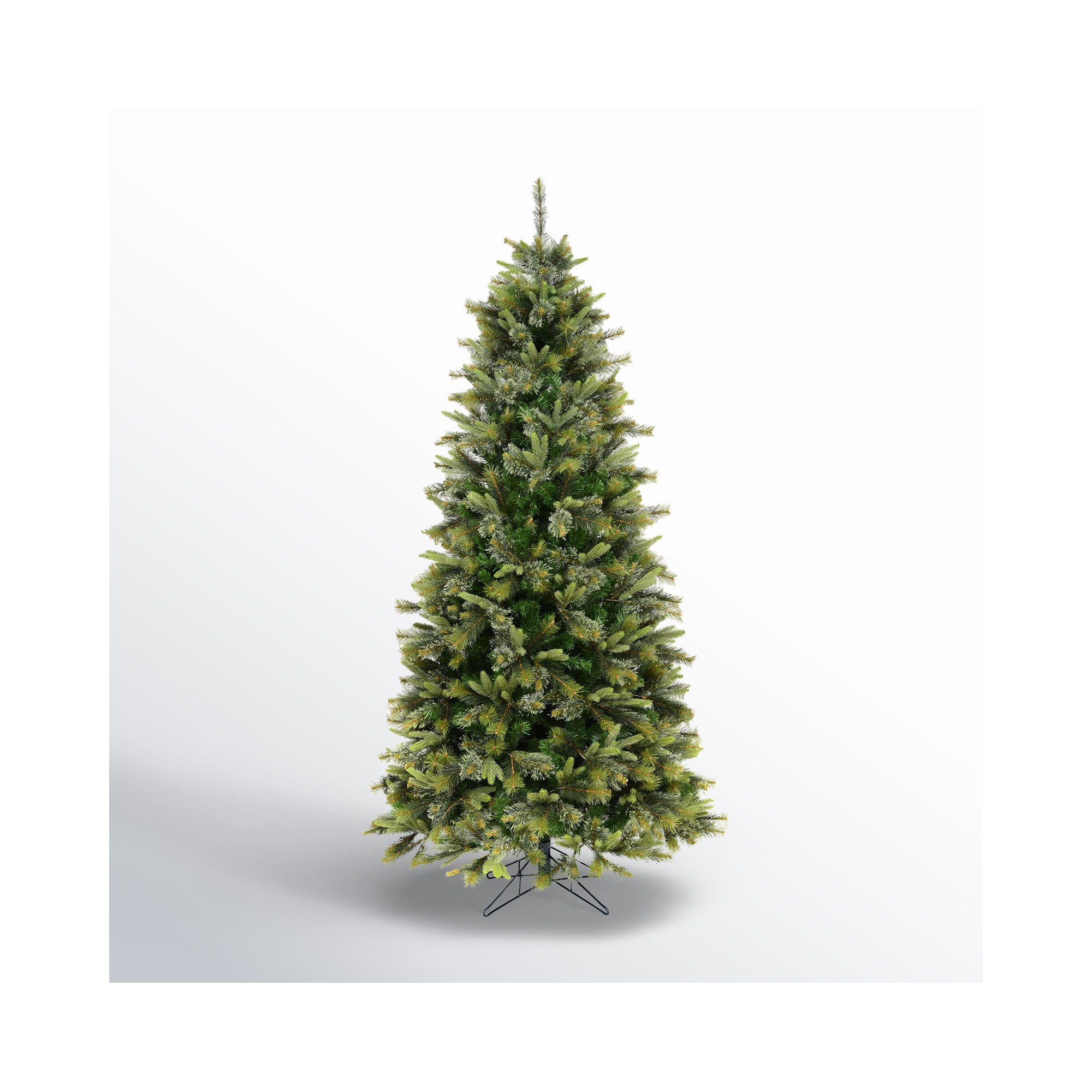 Green Artificial Christmas Tree, 9.5' H, Unlit
