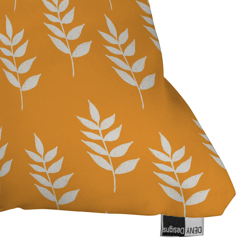 Mini Leaf Throw Pillow, 16" x 16"