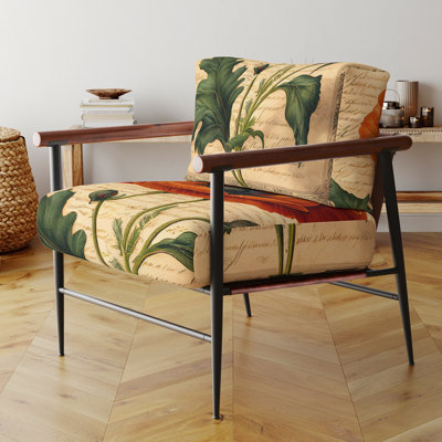 Cropper - Fauteuil rembourré à motif floral