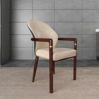 Kavonna Upholstered Dining Chair With Rubberwood Legs Kavonna Series