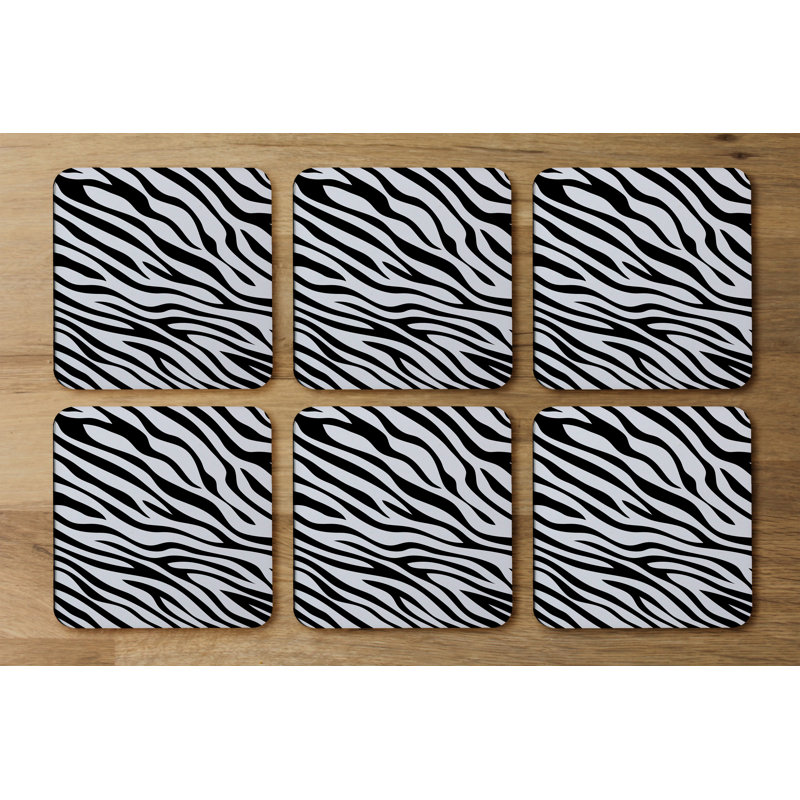 Square 6 Piece Coaster Set