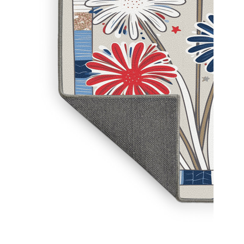 Tapis vacances des fêtes The Holiday Aisle®, Tapis de couloir 2 pi x 4 pi