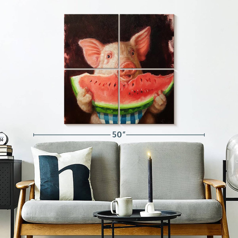 Ketti Witty Vegetables I, 32" H x 32" W