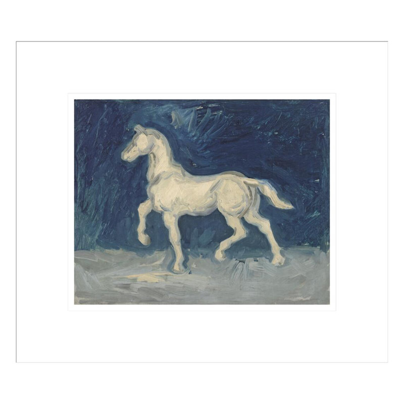 Cheval par Vincent van Gogh, H 13,75 po x l 15,71 po