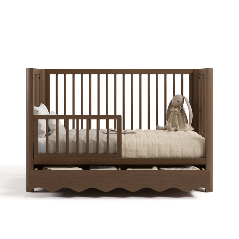 Storkcraft Casablanca Deluxe 5-In-1 Convertible Crib, Hazelnut