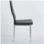 ensemble de 4 chaises, couleur chrome, siège noir-1881589764-1881589766