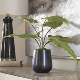 18'' Faux Calla Lily Plant in Metal Pot