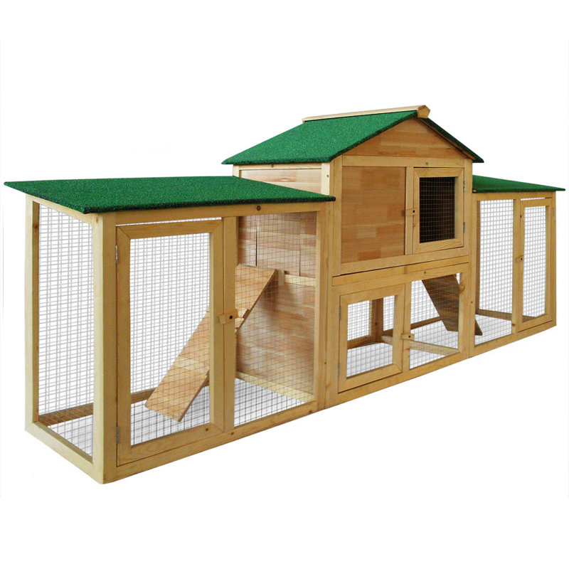 Saniyah Weather Resistant Small Animal Hutch