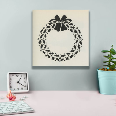 «Wreath 1» par Tis the Season, art mural sur toile
