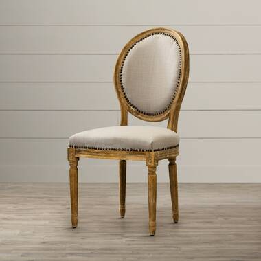 Falgoust Upholstered King Louis Back Side Chair Set of 2