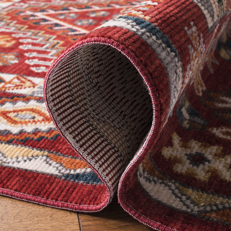 Jazlyn Southwestern Indoor/Outdoor Rug, Square 6'3"