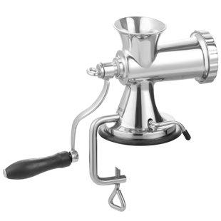 Meat Grinder with Tabletop Clamp & 2 Cutting Disks, Cast Iron Heavy Duty  Sausage Maker and Manual Meat Mincer - Make Homemade Burger Patties, Ground  Beef and Mo